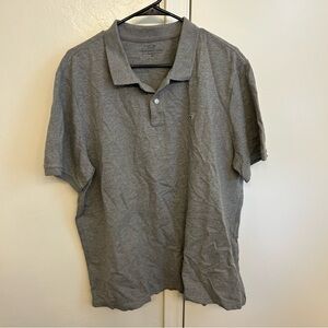 Vineyard Vines Men’s Gray Polo Shirt Classic Relaxed Fit Blue Whale Logo Size XL